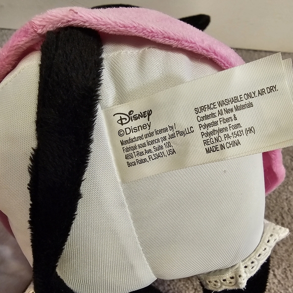 Disney Minnie Mouse Plush 26" Blk/Pink - Picture 7 of 8